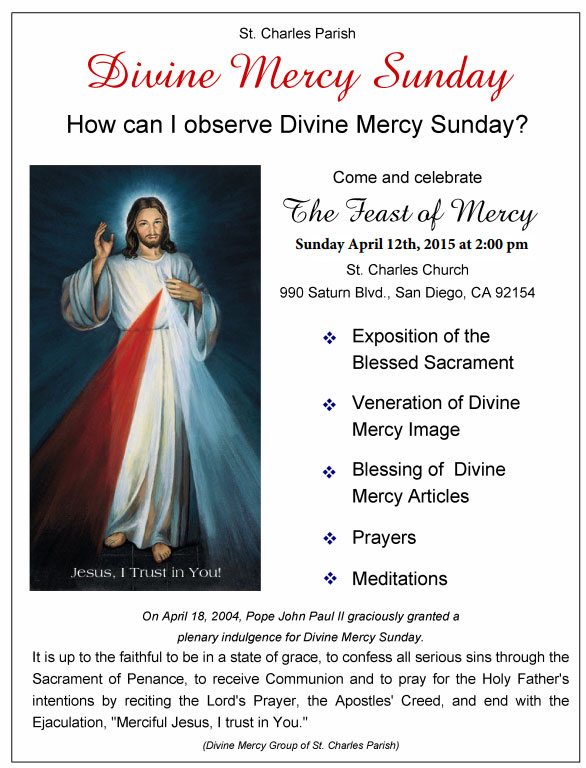 When Is Divine Mercy Sunday In 2025 Anabel Carmelia